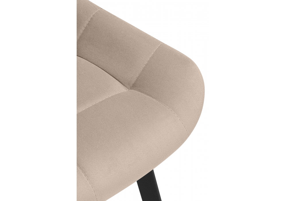 Стул на металлокаркасе Челси П бежевый (zd 210) / черный