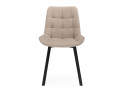 Стул на металлокаркасе Челси П бежевый (zd 210) / черный