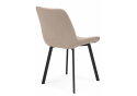 Стул на металлокаркасе Челси П бежевый (zd 210) / черный