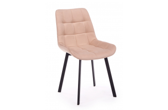 Стул на металлокаркасе Чилли темно-серый / черный