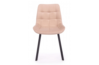 Стул на металлокаркасе Чилли темно-серый / черный