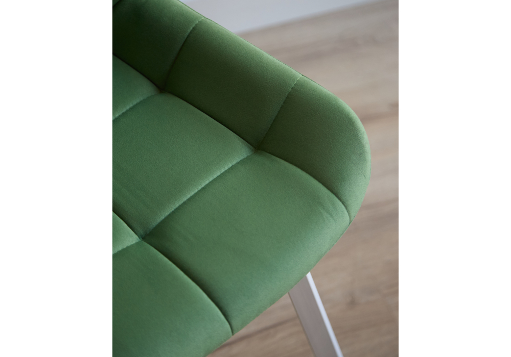 Стул на металлокаркасе Челси П фисташковый (zd 651) / белый