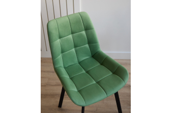 Стул на металлокаркасе Чилли темно-серый / черный