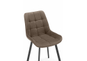 Стул на металлокаркасе Челси П коричневый (zd 233) / черный