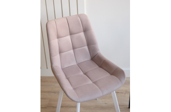 Стул на металлокаркасе Дарлин marseille 13 / белый