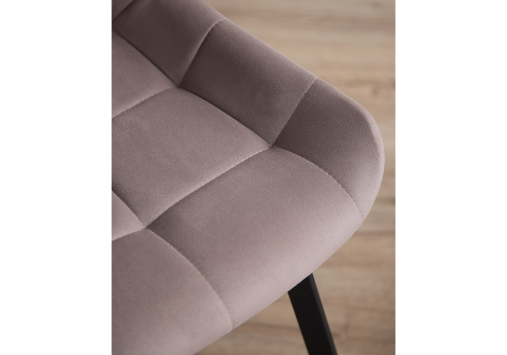 Стул на металлокаркасе Челси П латте (zd 290) / черный