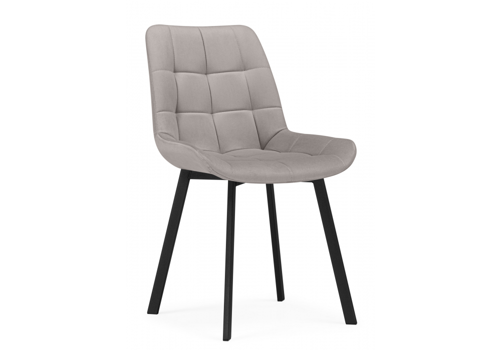 Стул на металлокаркасе Челси П латте (zd 290) / черный