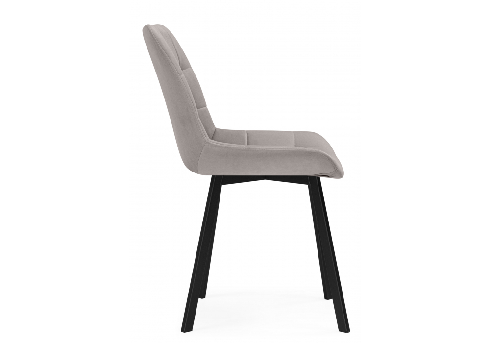 Стул на металлокаркасе Челси П латте (zd 290) / черный