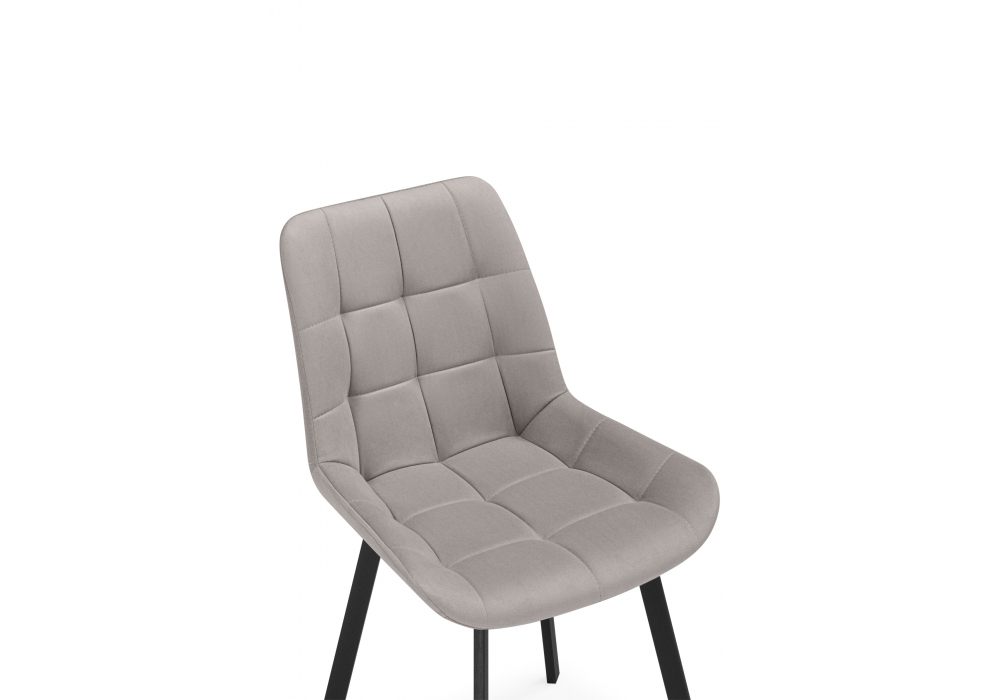 Стул на металлокаркасе Челси П латте (zd 290) / черный