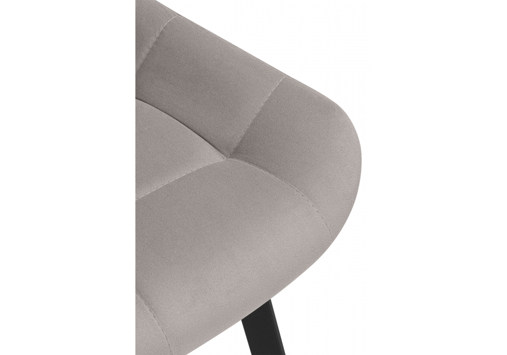 Стул на металлокаркасе Челси П латте (zd 290) / черный