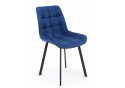 Стул на металлокаркасе Челси П синий (zd 798) / черный