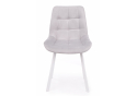 Стул на металлокаркасе Челси П светло-серый (zd 960) / белый
