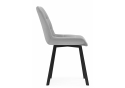 Стул на металлокаркасе Челси П светло-серый (zd 960) / черный
