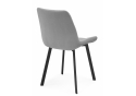 Стул на металлокаркасе Челси П светло-серый (zd 960) / черный