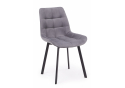 Стул на металлокаркасе Челси П темно-серый (zd 995) / черный