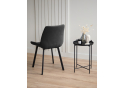 Стул на металлокаркасе Челси П темно-серый (zd 995) / черный