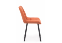 Стул на металлокаркасе Челси П терракотовый (zd 432) / черный