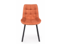 Стул на металлокаркасе Челси П терракотовый (zd 432) / черный