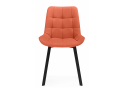 Стул на металлокаркасе Челси П терракотовый (zd 432) / черный