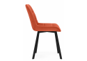 Стул на металлокаркасе Челси П терракотовый (zd 432) / черный