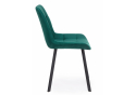 Стул на металлокаркасе Челси П зеленый (zd 667) / черный