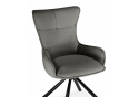 Стул на металлокаркасе Chicago light gray / black legs KD