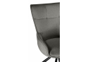 Стул на металлокаркасе Chicago light gray / black legs KD