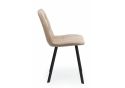 Стул на металлокаркасе Чилли бежевый / черный