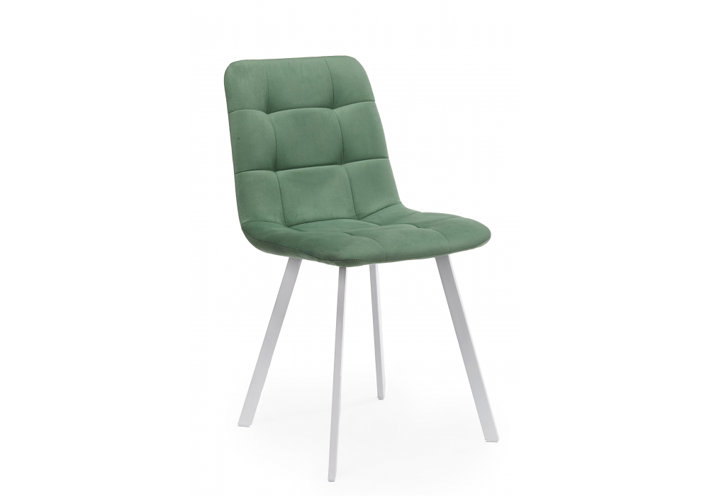 Стул на металлокаркасе Чилли фисташковый / белый