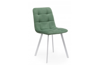 Стул на металлокаркасе Чилли фисташковый / белый