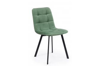 Стул на металлокаркасе Чилли фисташковый / черный