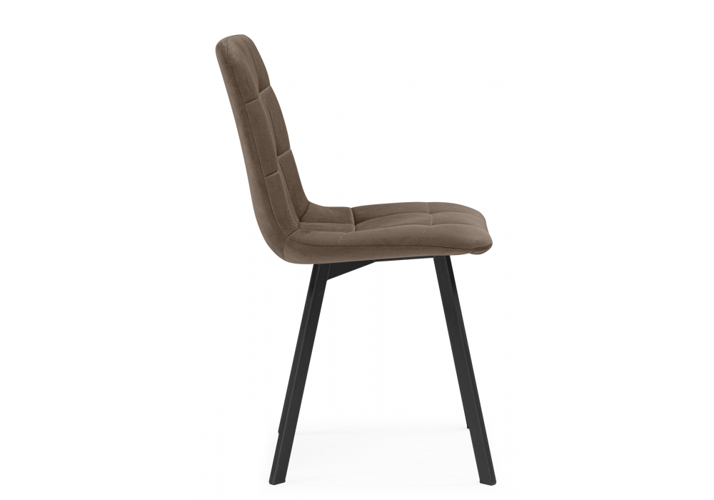 Стул на металлокаркасе Чилли коричневый / черный