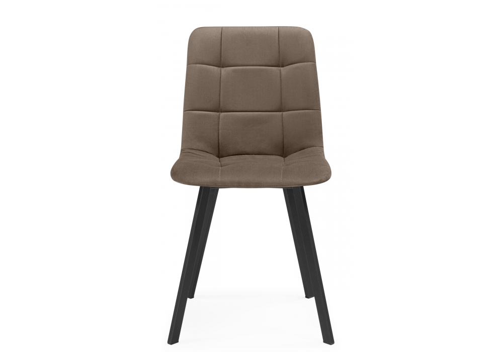 Стул на металлокаркасе Чилли коричневый / черный