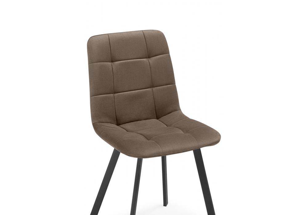 Стул на металлокаркасе Чилли коричневый / черный