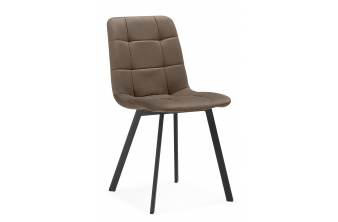 Стул на металлокаркасе Чилли коричневый / черный