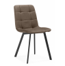 Стул на металлокаркасе Чилли коричневый / черный