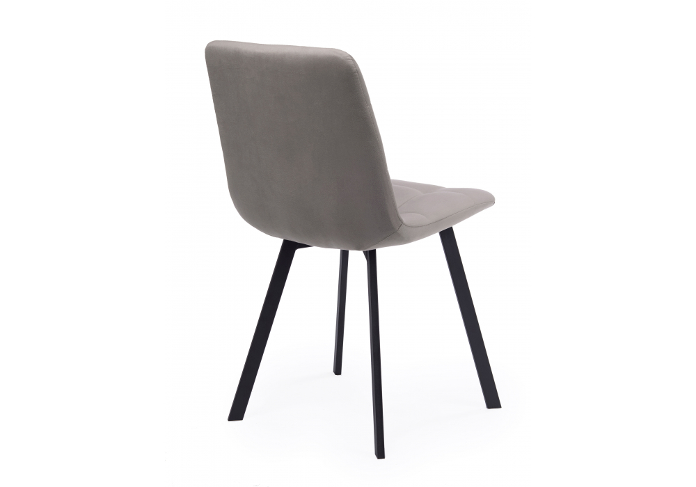 Стул на металлокаркасе Чилли латте / черный