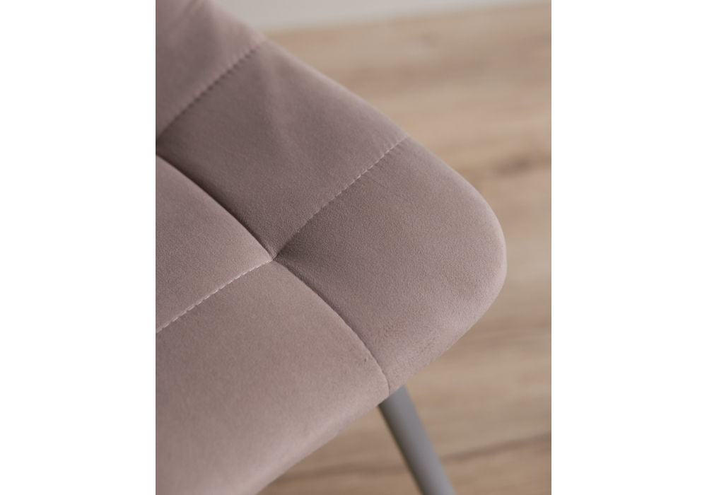 Стул на металлокаркасе Чилли латте / серый