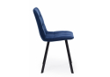 Стул на металлокаркасе Чилли синий / черный