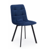 Стул на металлокаркасе Чилли синий / черный