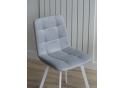 Стул на металлокаркасе Чилли светло-серый / белый