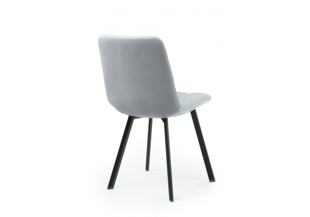 Стул на металлокаркасе Чилли светло-серый / черный