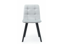 Стул на металлокаркасе Чилли светло-серый / черный