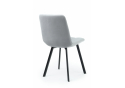 Стул на металлокаркасе Чилли светло-серый / черный
