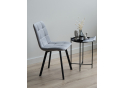 Стул на металлокаркасе Чилли светло-серый / черный
