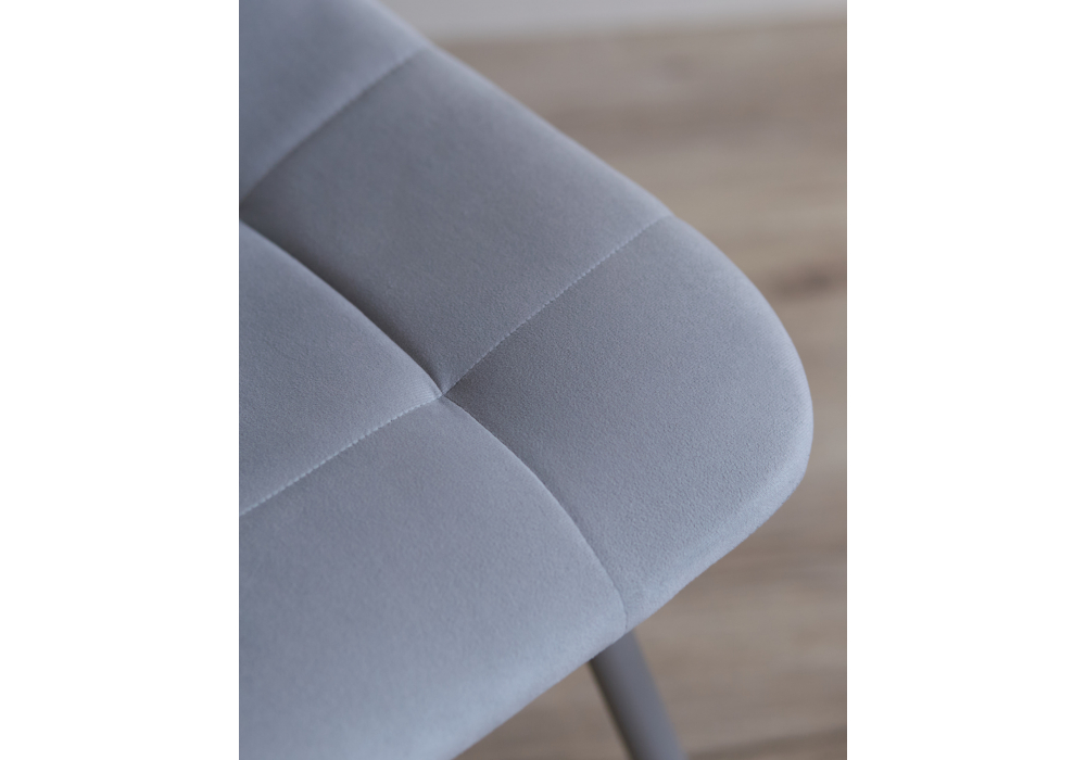 Стул на металлокаркасе Чилли светло-серый / серый