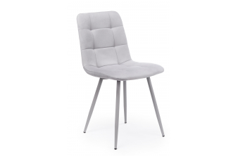 Стул на металлокаркасе Чилли светло-серый / серый