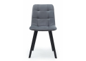 Стул на металлокаркасе Чилли темно-серый / черный