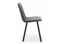 Стул на металлокаркасе Чилли темно-серый / черный