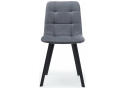 Стул на металлокаркасе Чилли темно-серый / черный